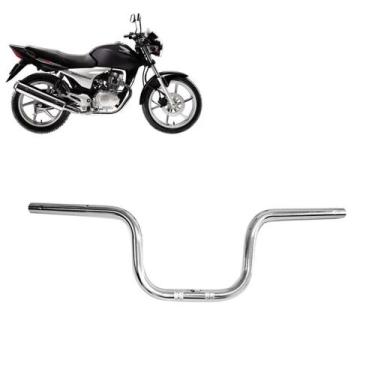 Imagem de Guidão Cg 150 Titan 2004 2005 2006 2007 2008 Cromado - MA Motos