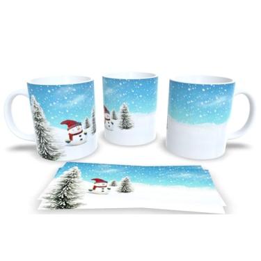 Imagem de Canecas de Porcelana Branca Personalizadas Arvore de Natal 5 (Mod.86)