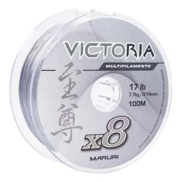 Imagem de Linha de pesca Multifilamento VICTORIA 8X 100 Metros - Maruri, 0,24mm,