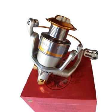 Imagem de Molinete Lamazon Aguia 4 rolamentos aluminio pescaria, 6000
