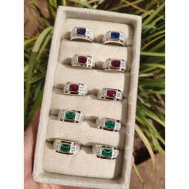 Imagem de Anel Formatura Masculino Prata 925 com Aplique de Ouro 14k - Maça de P