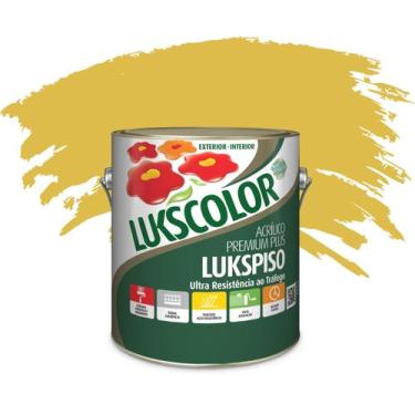 Imagem de Lukscolor tinta de piso cores 3,6l, AMARELO DEMARCAÇÃO