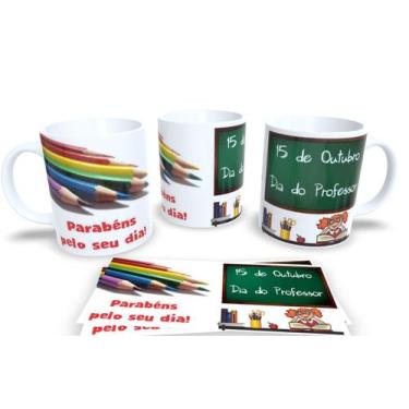 Imagem de Canecas Personalizadas dia dos Professores - Estampa Sublimada, Mod.44