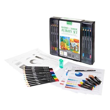 Imagem de Crayola Blend & Shade Activity Set, Adult Coloring Art Set, 40Piece, Gift