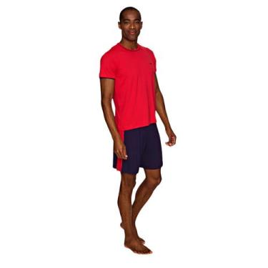 Imagem de Pijama Masculino Bermuda Manga Curta Verão Viscolycra - Cia do Pijama,