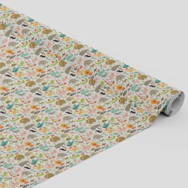 Imagem de Tecido Oxford Estampado Alfabeto Animais - 1,40m - Core Decore