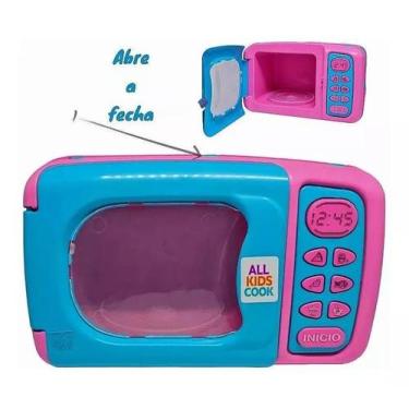 Imagem de Micro-ondas Cozinha Infantil Brinquedo Faz de Conta - Zuca Toys