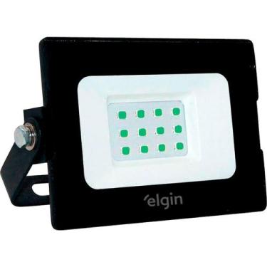 Imagem de Refletor de LED LUZ Verde 50W Bivolt 3000 Lumens - ELGIN