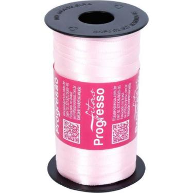 Imagem de Fita de Cetim 07MM 100M Rosa Bebê 310 - Fitas Progresso