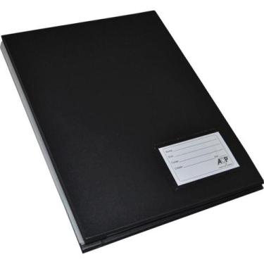 Imagem de Pasta Catálogo Ofício com 50 Envelopes e 4 Parafusos - Preta - ACP