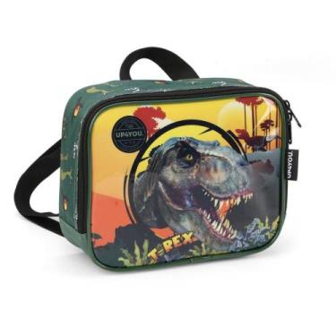 Imagem de Lancheira Térmica UP4YOU Dinossauro MAO/COSTA Verde - Luxcel