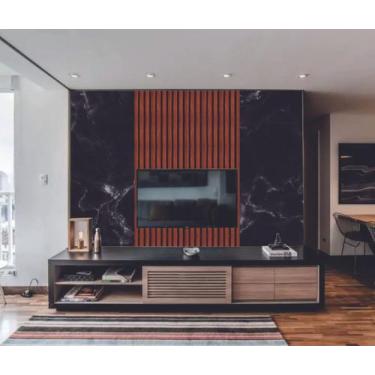 Imagem de Papel de Parede  Marmore e Ripado Tedencia  (folha med. 90x300 cm) - D