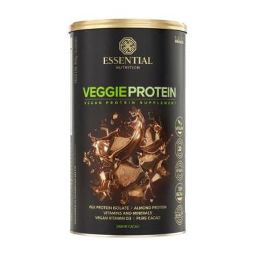 Imagem de Veggie Protein Essential 22g de Proteína Sabor Cacau 455g - Essential 