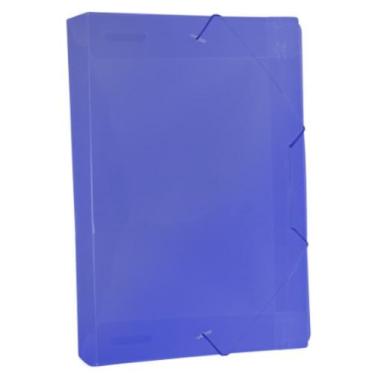 Imagem de Pasta Plástica Aba Elástica Line Ofício Azul 5.5cm DAC