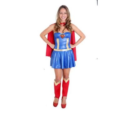 Imagem de Fantasia Super Mulher Teen - Original - Dc comics, UNICA, P