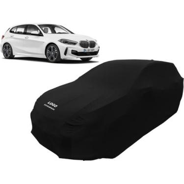 Imagem de Capa Automotiva Bmw 118i Tecido Helanca Cor Preta - Mz, Preta