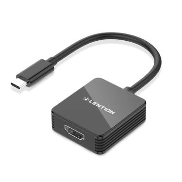 Imagem de LENTION Adaptador USB C para HDMI, conversor AV digital 4K/30Hz compatível com MacBook Pro 2023-2016 13/15/16, novo iPad Pro/Mac Air/Surface, Chromebook, mais (CB-CU207, preto)