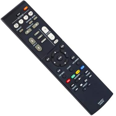 Imagem de Allimity Controle remoto de substituição RAV531 ZP35470 adequado para receptor Yamaha AV RX-V381 RX-V381BL HTR-3068 YHT-3920 YHT-3920UBL YHT-4920 YHT-4920UBL YHT-3920BL YHT-4920BL 20BL RR X-V383