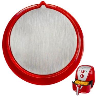 Imagem de Botão Air Fryer compatível com Mondial AFN40 até 80, AFF 01 e 02 - Botao Airfryer Vermelho Serve Para Temperatura e Timer