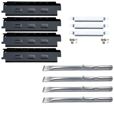 Imagem de Kit de reposição Direct Store DG259 para Charbroil Grill 463436213, 463436215; Kit de reparo térmico 466360113 (queimador SS + tubos de transporte SS + placa térmica de aço de porcelana)