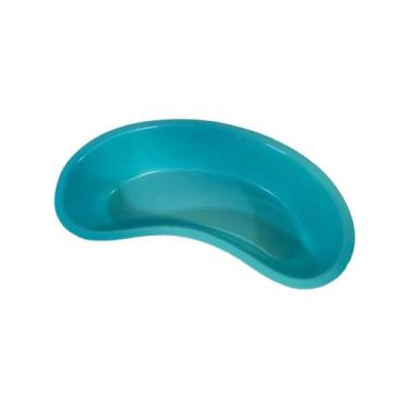 Imagem de Cuba rim plastico azul resistente 26 x 12 cm 700 ml - 01 und - FAMI