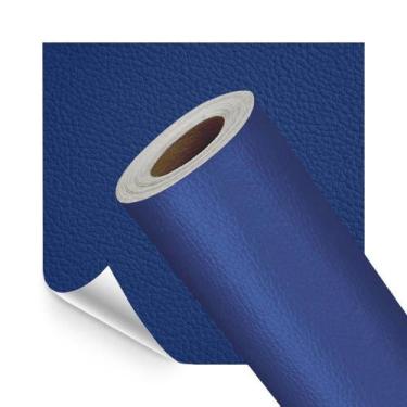 Imagem de Adesivo Revestimento em material sintético Azul Royal 50x137cm - Open 