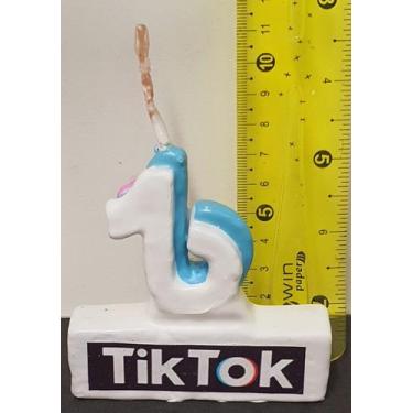 Imagem de Vela de Aniversário Festa TikTok