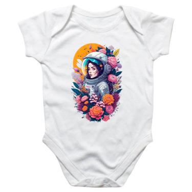 Imagem de Body intantil Diva Astronaulta Flores espaciais - Alearts, GG