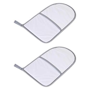 Imagem de Bothyi 2pcs Luvas de passar as luvas de roupa de vestuário Proteção à mão para roupas para o quarto de pano oxford resistente, esponja anti steam mit, Tira