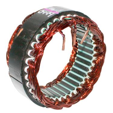 Imagem de Estator Do Alternador 24SI Pá Carregadeira 621 Hyster jcb 426 434 436 3 Fios - delco remy - 10510449