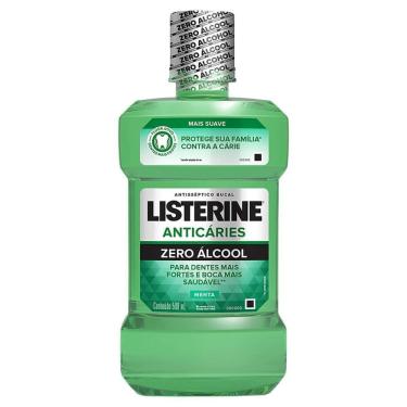 Imagem de Enxaguante Bucal Antisséptico Listerine Anticá Zero Ment 500ml