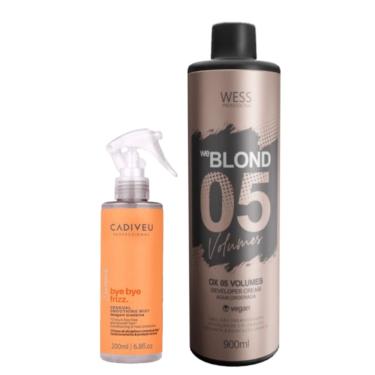 Imagem de Cadiveu Spray Bye Bye Frizz 200ml + Wess ox 5 Volumes 900ml
