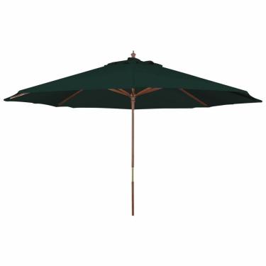 Imagem de Ombrelone Tramontina Em Madeira e Poliéster Verde 3m 14586081