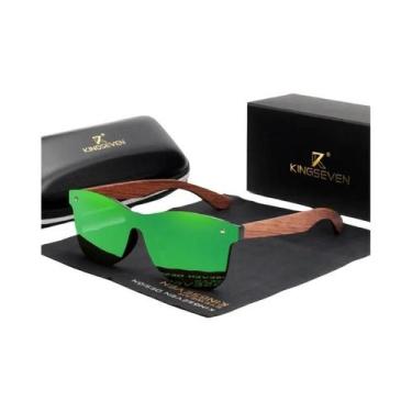 Imagem de KINGSEVEN-Óculos De Sol Polarizados De Madeira Natural Para Homens, Óc
