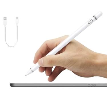 Imagem de Caneta Stylus Touch Screen Recarregavel USB – Ponta Fina 1.5mm com Indicador LED, Caneta Capacitiva Universal Compatível com iPad, Tablet, Celular, Notebooks - Android ou IOS | Premium InoVibes