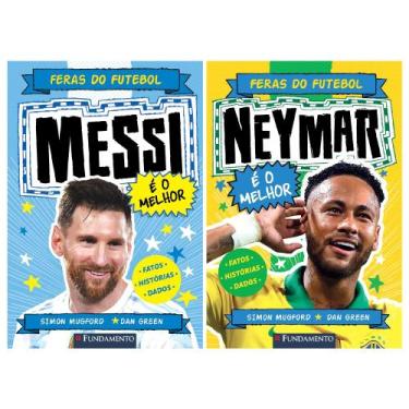 Imagem de Kit Feras do Futebol - Messi e Neymar: Fatos, histórias e dados, 3