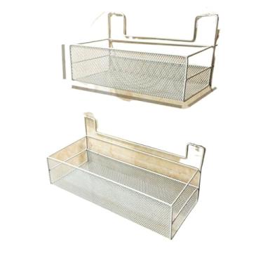 Imagem de Kit Suporte Organizador De Canto Prateleira Parede Para Cozinha E Banheiro Multiuso E Saboneteira(Kit 2（Branco）)