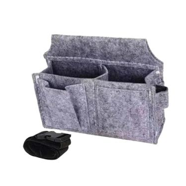 Imagem de Generic Cinto de Ferramentas para Eletricista, Bolsa de Cintura com Diversos Compartimentos, Cinza Escuro, Tamanho real