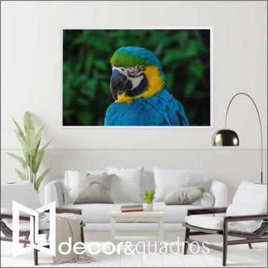 Imagem de Quadro Arara 120x80 Cm Tecido Canvas