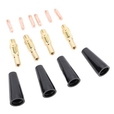 Imagem de Kit de Bico Sem Gás Com Núcleo de Fluxo, Acessório para Pistola de Soldagem MIG KP1939-1 48 Peças, Conjunto de Bicos, Pontas, Difusores de Gás, 0,9 Mm de Cobre