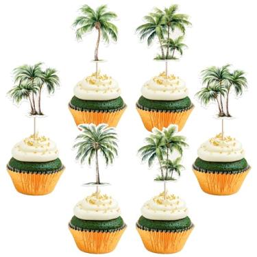 Imagem de 40 Pack Surfboard Cupcake Toppers Double Sided Surfboard Cupcake Picks Holiday Beach Surf Cake Decorations for Summer Beach Theme Baby Shower Birthday Party Supplies