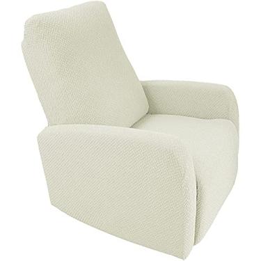 Imagem de 4-peças Capa De Cadeira Reclinável Elástica Poliéster E Capas De Sofá Sdex Capas De Sofá Para Cães E Gatos Capas De Móveis Para Animais De Estimação, Lavável à Máquina, Beige