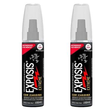 Imagem de Kit 2 Repelente Exposis Extreme Spray Sem Perfume 100ml
