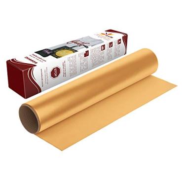 Imagem de Firefly Craft folha de vinil amarela cremosa regular de transferência de calor | Vinil HTV amarelo cremoso | Vinil amarelo cremoso para Cricut e Silhouette | Vinil prensado a calor para camisas - 30,48 cm x 50,8 cm