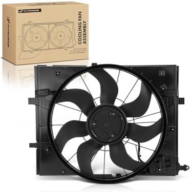 Imagem de A-Premium Conjunto de ventilador de resfriamento do radiador do motor compatível com modelos selecionados Mercedes-Benz - Maybach S550 2017 4.7L, S560 2018-2020 4.0L, S450 2018-2020 3.0L, S550 2014