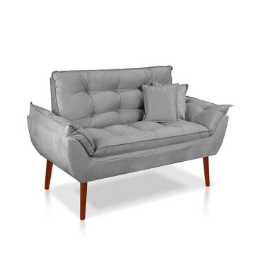 Imagem de Kit 01 Namoradeira Opala 02 lugares  +  02 Almofadas cheias  Suede