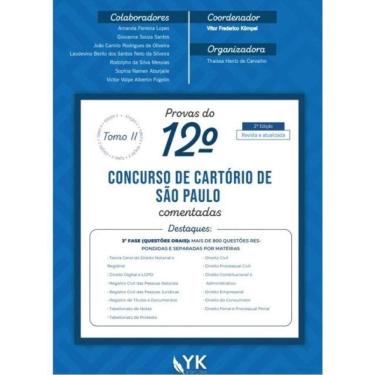 Imagem de Provas Do 12º Concurso De Cartório De Sp Comentadas - Vol. 2