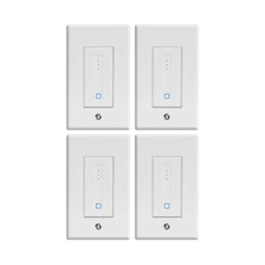 Imagem de Shelly Dimmer de parede Plus | Relé de controle de luz inteligente WiFi | Automação residencial | Gateway Bluetooth | Compatível com Alexa e Google Home | Sem necessidade de hub | Programação do