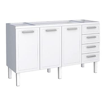 Imagem de Gabinete Cozinha De Aço Juno 4G 1536Mm Branco Desmontado(Pia 160) Cozimax