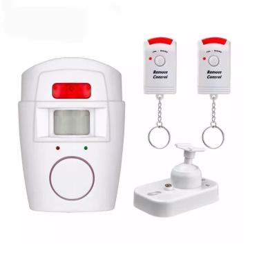 Imagem de Alarme De Sensor De Movimento Sem Fio Com Controle Remoto Segurança Para Casa E Escritório